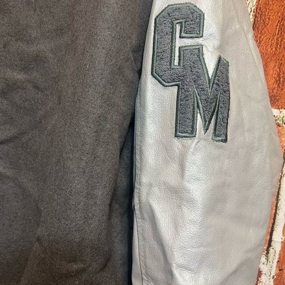 FB COUNTY Mens Varsity Leather Sleeves Baseball Jacket  Coat Sz Medium - Picture 5 of 6